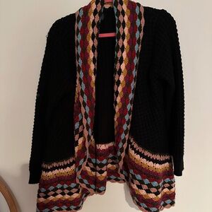 EUC Women’s Knit Crochet Cardigan M/L